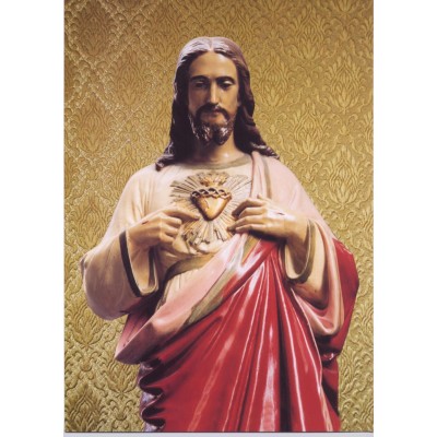 Postal del Sagrado Corazón de Jesús