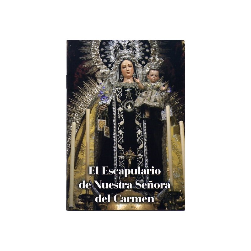 Escpulario del Carmen con folleto explicativo