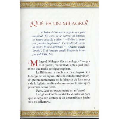 Milagros de María