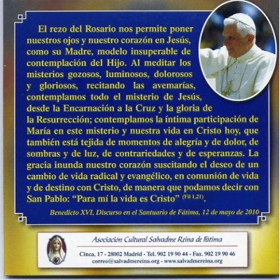 CD El Santo Rosario - La oración de la paz