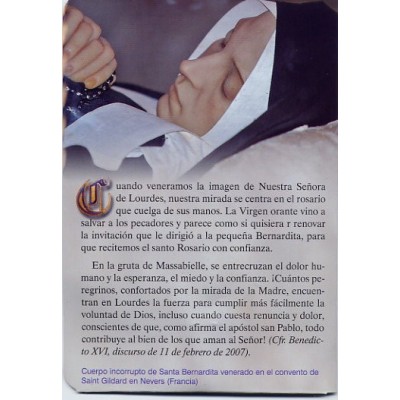 Medalla de Nuestra Señora de Lourdes