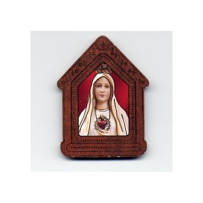 Imán del Inmaculado Corazón de María (para colocar en coche, nevera, etc.)