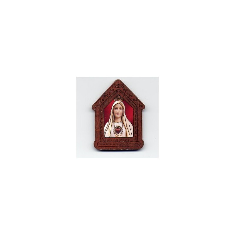 Imán del Inmaculado Corazón de María (para colocar en coche, nevera, etc.)
