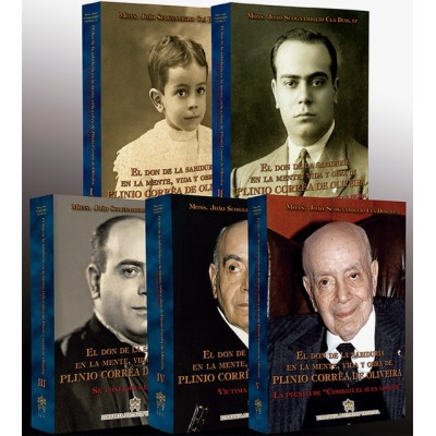El don de la sabiduría en la mente, vida y obra de Pilinio Correa de Oliveir - Pack con Volúmenes I, II, III, IV y V