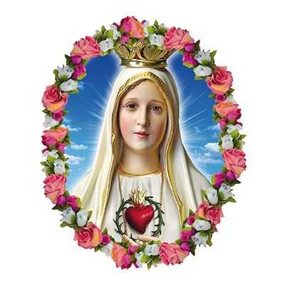 Adhesivo Virgen de Fátima