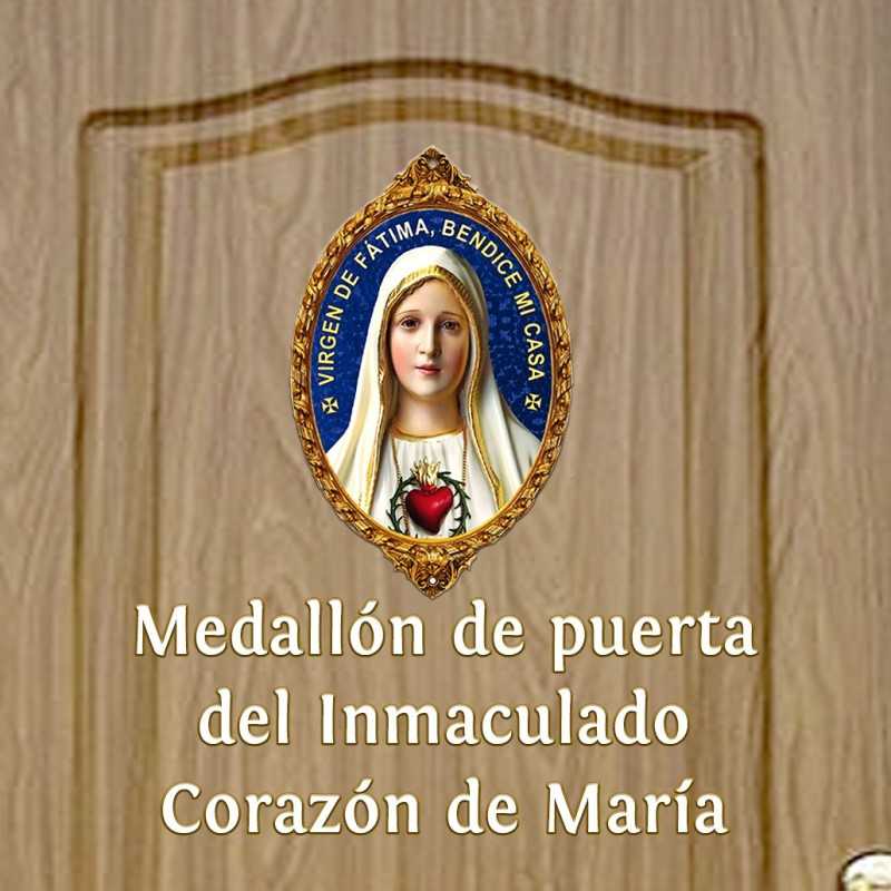 Medallón del Inmaculado Corazón de María