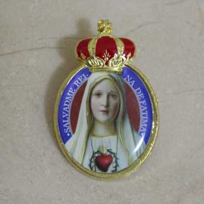 Broche Salvadme Reina de Fátima